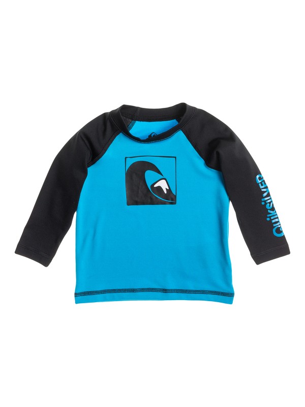 quiksilver, Main Peak Long Sleeve - Lycra manches longues, HAWAIIAN OCEAN/BLACK (xbbk) 0 Main Peak Long Sleeve - Lycra manches longues AQIWR03001 Quiksilver