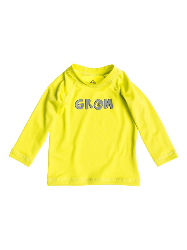 quiksilver, Grom - Rash vest a maniche lunghe, SULPHUR SPRING (ggp0) 0 Grom - Rash vest a maniche lunghe AQIWR03005 Quiksilver