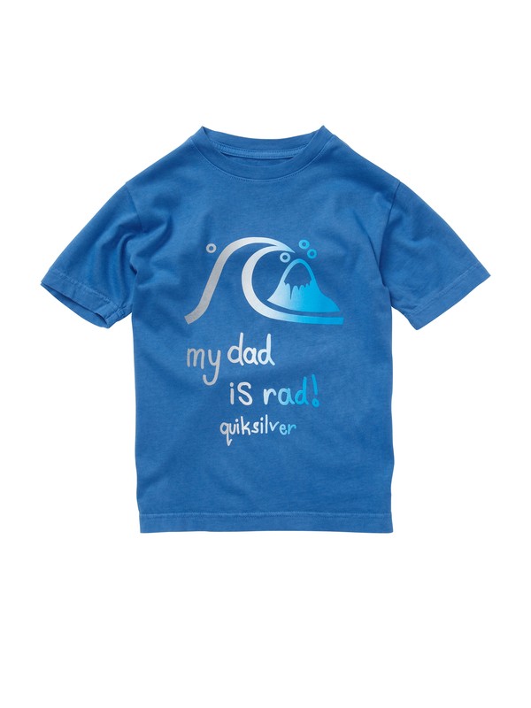 quiksilver, Baby Rad Dad T-Shirt, BRIGHT COBALT (bpc0) 0 Baby Rad Dad T-Shirt AQIZT00103 Quiksilver