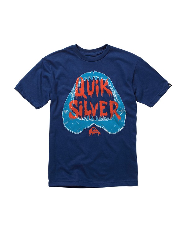 quiksilver, Baby Biter Glow in the Dark T-Shirt, TWILIGHT BLUE (bsa0) 0 Baby Biter Glow in the Dark T-Shirt AQIZT00110 Quiksilver