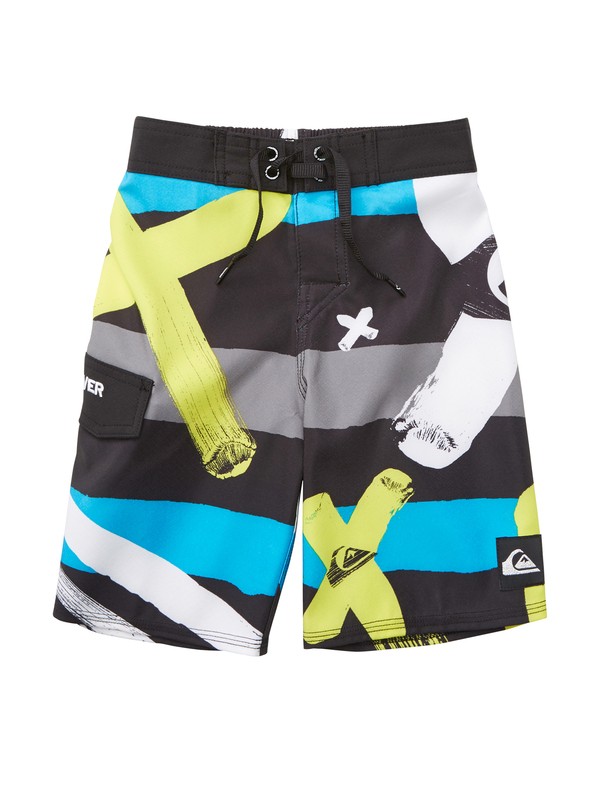 quiksilver, Boys 2-7 A Little Tude Boardshorts, BLACK (kvj6) 0 Boys 2-7 A Little Tude Boardshorts AQKBS00081 Quiksilver