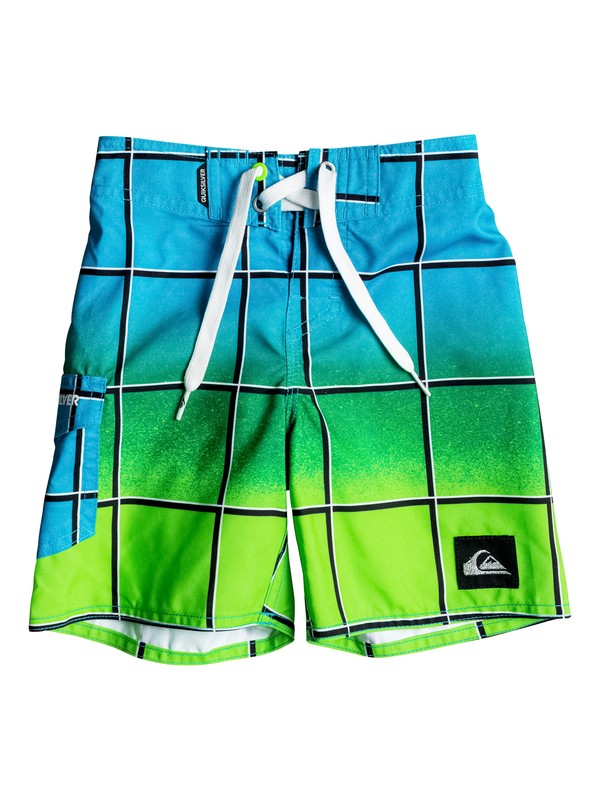 quiksilver, Boys 2-4 Electric Colors Boardshorts, NEON BLUE (bnm0) 0 Boys 2-4 Electric Colors Boardshorts AQKBS03027 Quiksilver