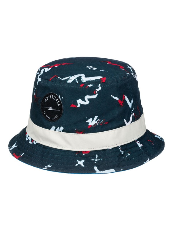 quiksilver, Boys 2-7 Buckateer Reversible Bucket Hat, NAVY BLAZER (byj0) 0 Boys 2-7 Buckateer Reversible Bucket Hat AQKHA03059 Quiksilver