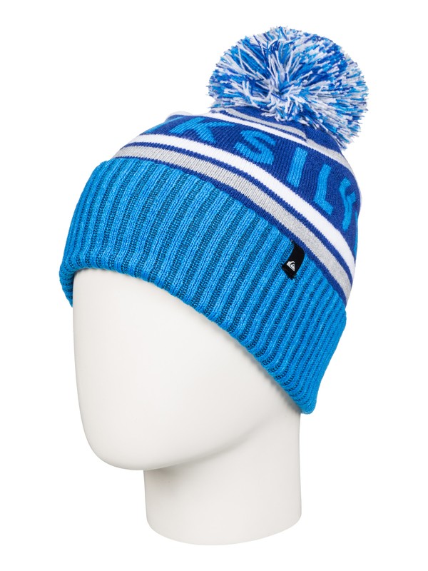quiksilver, Spillage - Cappello con pompon, BRILLIANT BLUE (bnl0) 0 Spillage - Cappello con pompon AQKHA03125 Quiksilver
