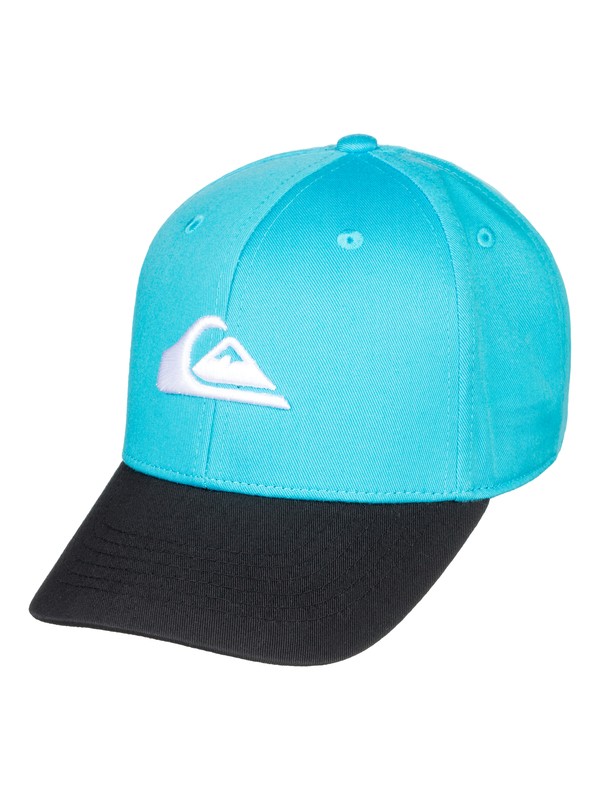 quiksilver, Boy's 8-16 Decades Snapback Hat, CYAN BLUE (bkv0) 0 Boy's 8-16 Decades Snapback Hat Blue AQKHA03151 Quiksilver