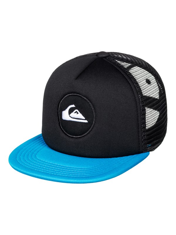 quiksilver, Boy's 2-7 Snapstearn Trucker Hat, ATOMIC BLUE (bmm0) 0 Boy's 2-7 Snapstearn Trucker Hat AQKHA03190 Quiksilver