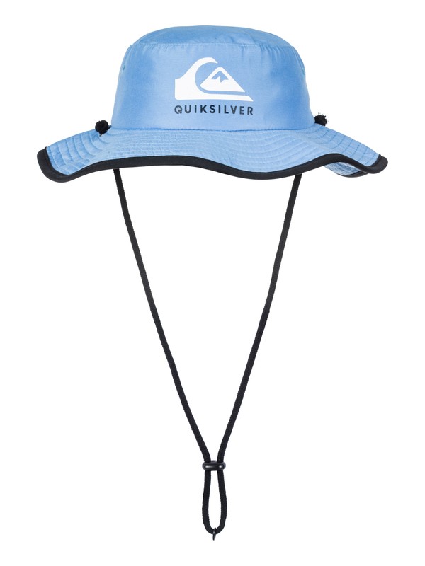 quiksilver, Boy's 2-7 Real Gel Bucket Cap, SILVER LAKE BLUE (bjq0) 0 Boy's 2-7 Real Gel Bucket Cap AQKHA03197 Quiksilver