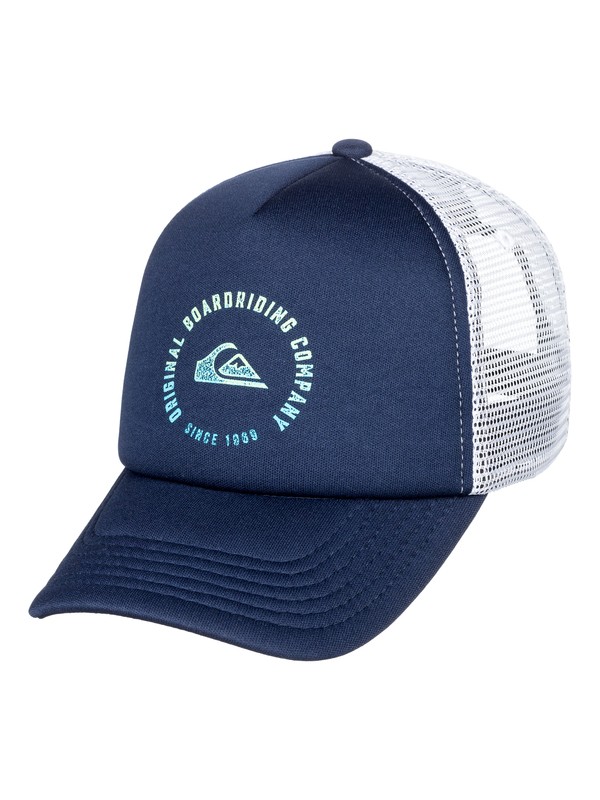 quiksilver, Boy's 2-7 Beast Model Trucker Hat, NAVY BLAZER (byj0) 0 Boy's 2-7 Beast Model Trucker Hat Blue AQKHA03234 Quiksilver
