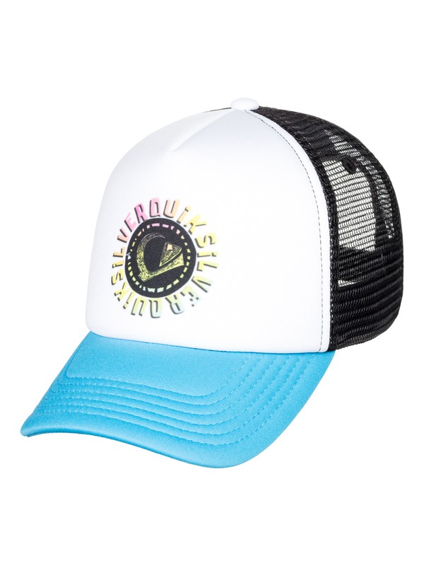 quiksilver, Boy's 2-7 Mini Whiner Trucker Hat, WHITE (wbb0) 0 Boy's 2-7 Mini Whiner Trucker Hat White AQKHA03243 Quiksilver