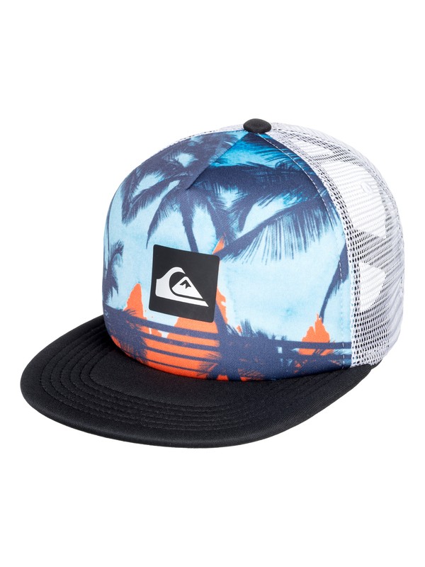 quiksilver, Boy's 2-7 Visionairre Trucker Hat, SOUTHERN OCEAN (bpb0) 0 Boy's 2-7 Visionairre Trucker Hat Blue AQKHA03245 Quiksilver
