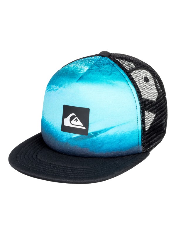quiksilver, Boy's 2-7 Visionairre Trucker Hat, BLACK (kvj0) 0 Boy's 2-7 Visionairre Trucker Hat Black AQKHA03245 Quiksilver