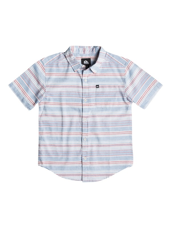 quiksilver, Boys 4-7 Rifter Short Sleeve Shirt, TURKISH SEA (bqs0) 0 Boys 4-7 Rifter Short Sleeve Shirt AQKWT03000 Quiksilver