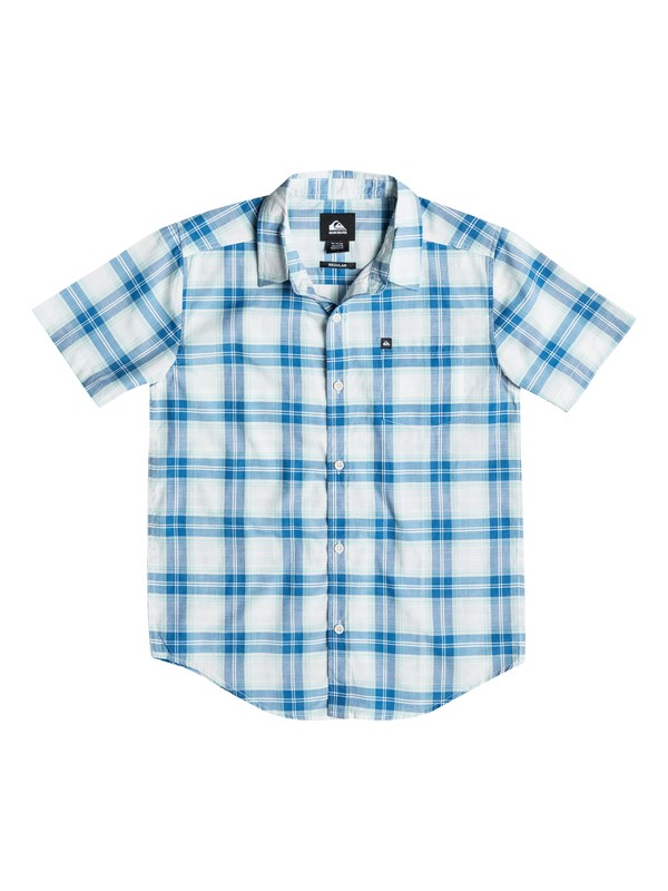 quiksilver, Boys 2-4 Major Pat Short Sleeve Shirt, FEDERAL BLUE (bnc0) 0 Boys 2-4 Major Pat Short Sleeve Shirt AQKWT03005 Quiksilver