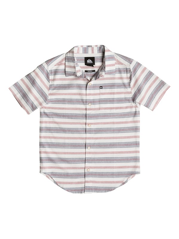 quiksilver, Boy's 2-4 Aventail Short Sleeve Shirt, SNOW WHITE (wbk0) 0 Boy's 2-4 Aventail Short Sleeve Shirt AQKWT03007 Quiksilver