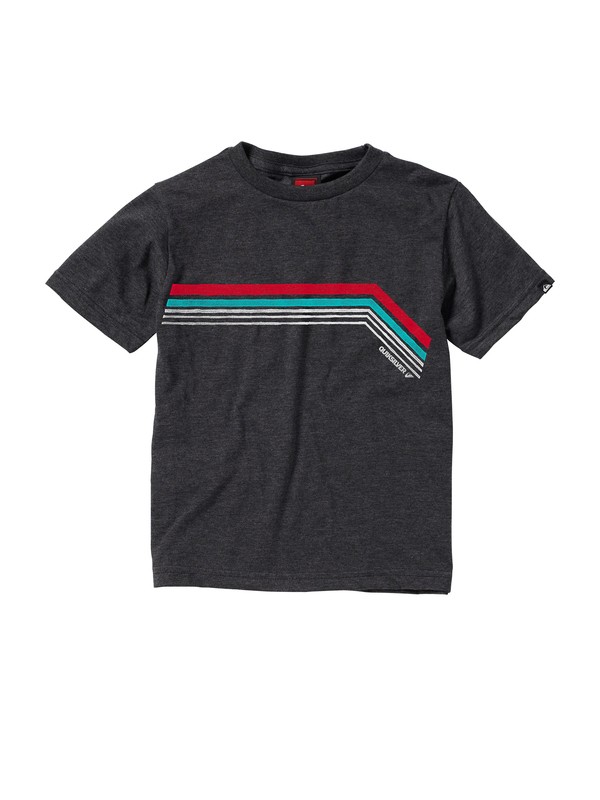 quiksilver, Boys 2-7 Cross Shore T-Shirt, CHARCOAL HEATHER (kta0) 0 Boys 2-7 Cross Shore T-Shirt AQKZT00098 Quiksilver