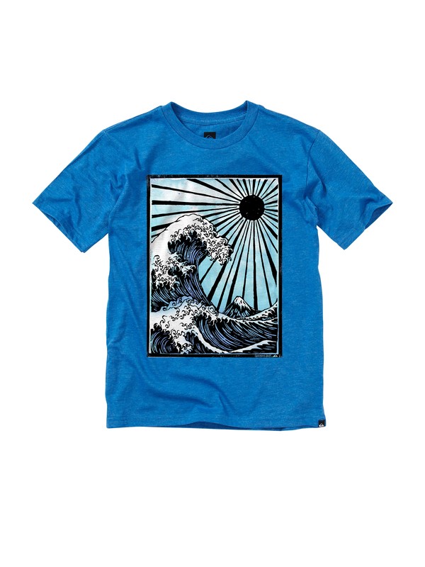 quiksilver, Boys 2-7 Heritage T-shirt, SNORKEL HEATHER (bqch) 0 Boys 2-7 Heritage T-shirt AQKZT00202 Quiksilver