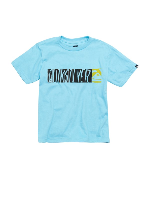 quiksilver, Boys 2-7 Mental Case T-shirt, LAGOON (bhr0) 0 Boys 2-7 Mental Case T-shirt AQKZT00218 Quiksilver