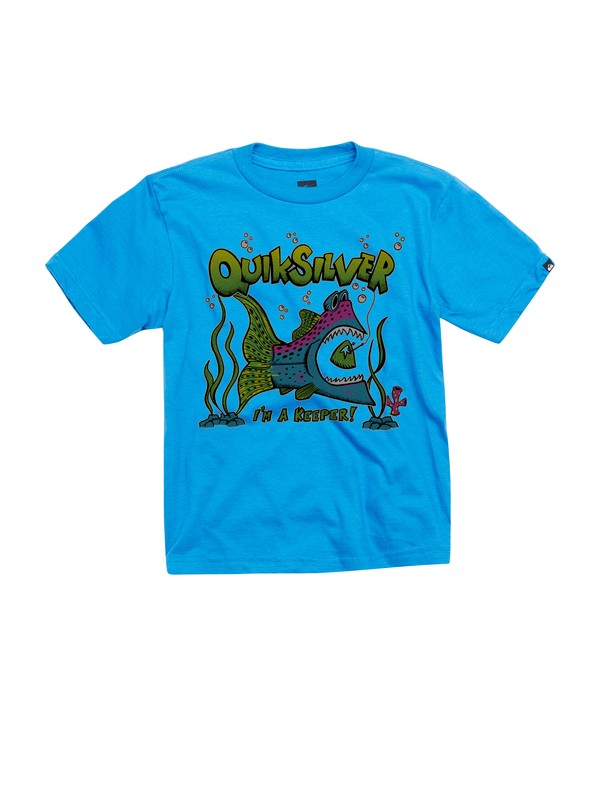 quiksilver, Boys 2-7 Keeper T-Shirt, SNORKEL (bqc0) 0 Boys 2-7 Keeper T-Shirt AQKZT00227 Quiksilver