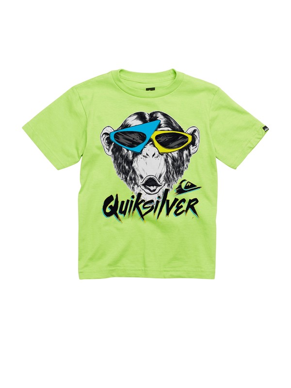 quiksilver, Boys 2-7 Monkey Biz T-shirt, LIME GREEN (gjz0) 0 Boys 2-7 Monkey Biz T-shirt AQKZT00229 Quiksilver