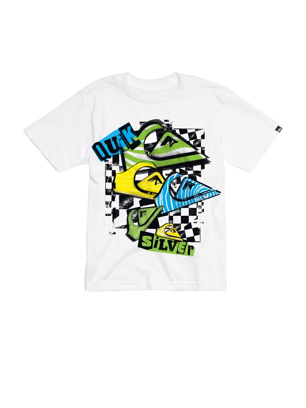 quiksilver, Boys 2-7 Disorder T-shirt, WHITE (wbb0) 0 Boys 2-7 Disorder T-shirt AQKZT00231 Quiksilver