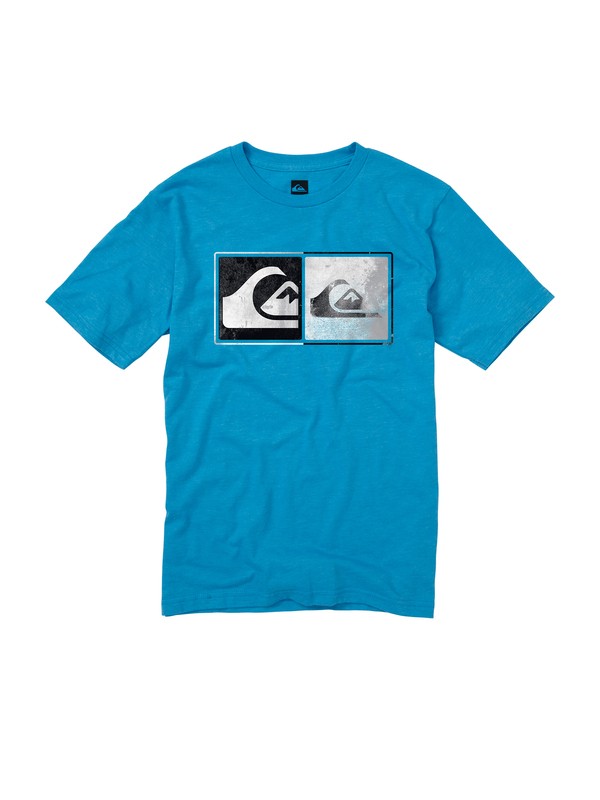 quiksilver, Boys 2-7 After Hours T-Shirt, CYAN HEATHER (bmjh) 0 Boys 2-7 After Hours T-Shirt AQKZT00280 Quiksilver