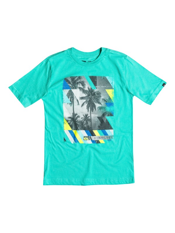 quiksilver, Kinda Dicey - T-Shirt, POOL GREEN (gmj0) 0 Kinda Dicey - T-Shirt AQKZT03095 Quiksilver