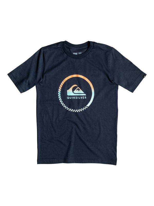 quiksilver, Boy's 2-7 Active Logo Tee, NAVY BLAZER (byj0) 0 Boy's 2-7 Active Logo Tee AQKZT03098 Quiksilver