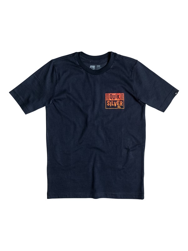 quiksilver, Boy's 8-16 Punk Stack Tee, NAVY BLAZER (byj0) 0 Boy's 8-16 Punk Stack Tee AQKZT03102 Quiksilver