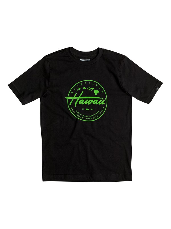 quiksilver, Boy's 2-7 Pacific Tee, BLACK (kvj0) 0 Boy's 2-7 Pacific Tee AQKZT03118 Quiksilver