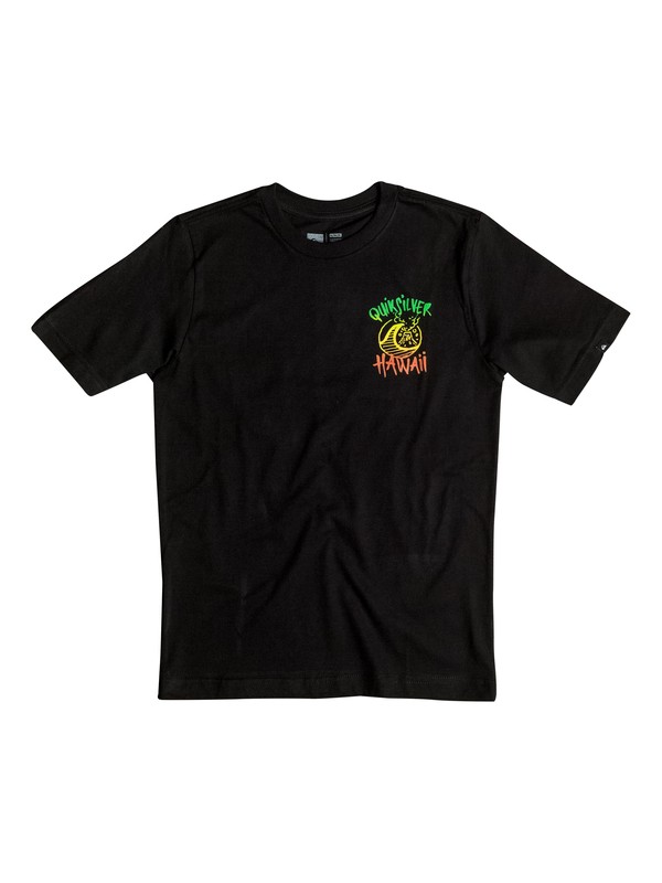 quiksilver, Boy's 2-7 Eruption Tee, BLACK (kvj0) 0 Boy's 2-7 Eruption Tee AQKZT03119 Quiksilver