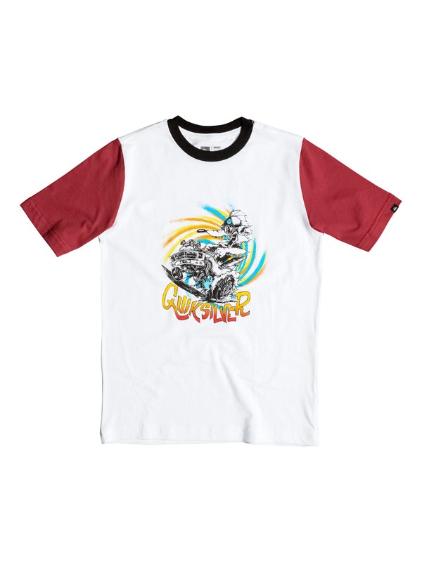 quiksilver, Niños 2-7 Camiseta Deep On The Beach, GARNET (rqk0) 0 Niños 2-7 Camiseta Deep On The Beach AQKZT03122 Quiksilver