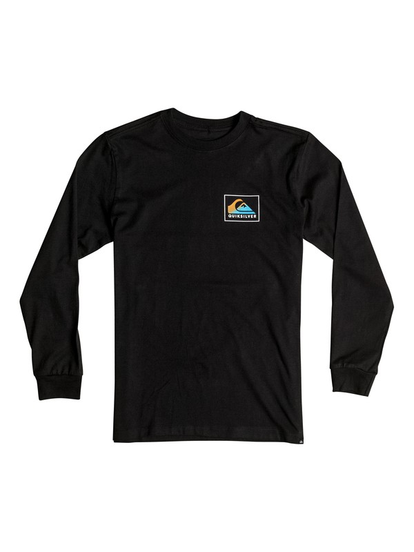 quiksilver, Boy's 2-7 Heat Wave Long Sleeve Tee, BLACK (kvj0) 0 Boy's 2-7 Heat Wave Long Sleeve Tee AQKZT03130 Quiksilver