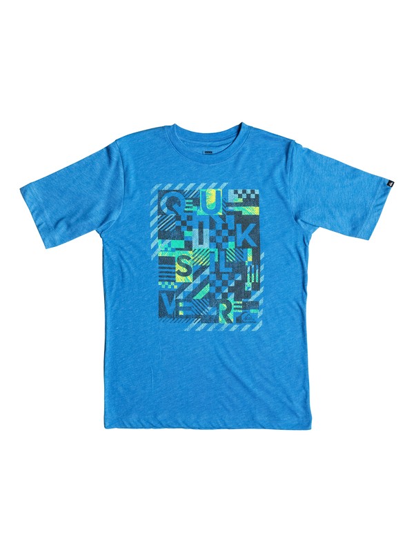 quiksilver, Boys 4-7 Plaid Republik T-Shirt, FEDERAL BLUE HEATHER (bnch) 0 Boys 4-7 Plaid Republik T-Shirt AQKZT03147 Quiksilver