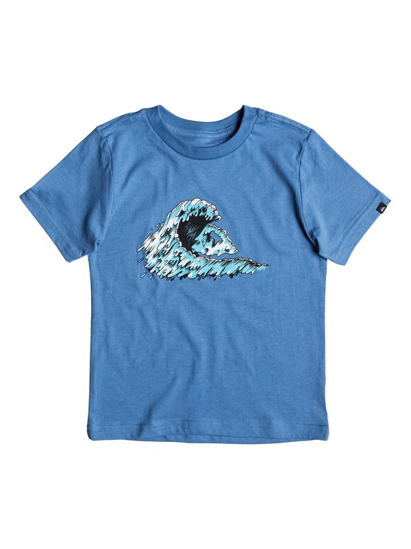 quiksilver, Boy's 2-7 Water Logo Tee, STAR SAPPHIRE (bnj0) 0 Boy's 2-7 Water Logo Tee AQKZT03186 Quiksilver