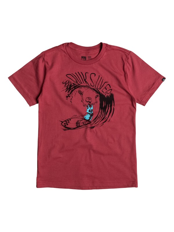 quiksilver, Boy's 2-7 Courtax Tee, GARNET (rqk0) 0 Boy's 2-7 Courtax Tee AQKZT03187 Quiksilver