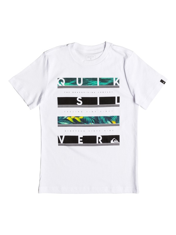 quiksilver, Niños 2-7 Camiseta Read Between, WHITE (wbb0) 0 Niños 2-7 Camiseta Read Between AQKZT03209 Quiksilver