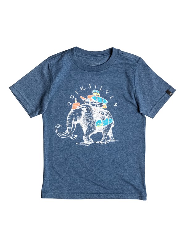 quiksilver, Summer Car - T-Shirt, DARK DENIM HEATHER (brqh) 0 Summer Car - T-Shirt AQKZT03213 Quiksilver