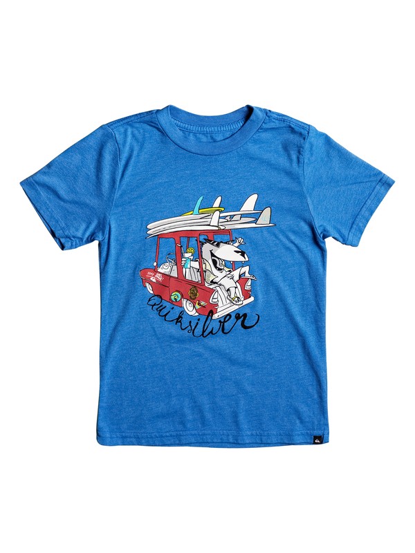 quiksilver, Boy's 2-7 Doggy Dayz Tee, TURKISH SEA HEATHER (bqsh) 0 Boy's 2-7 Doggy Dayz Tee AQKZT03253 Quiksilver