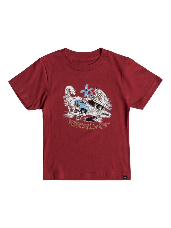 quiksilver, Boys 2 - 7 Days On Tee, CHILI PEPPER (rrd0) 0 Boys 2 - 7 Days On Tee Red AQKZT03295 Quiksilver