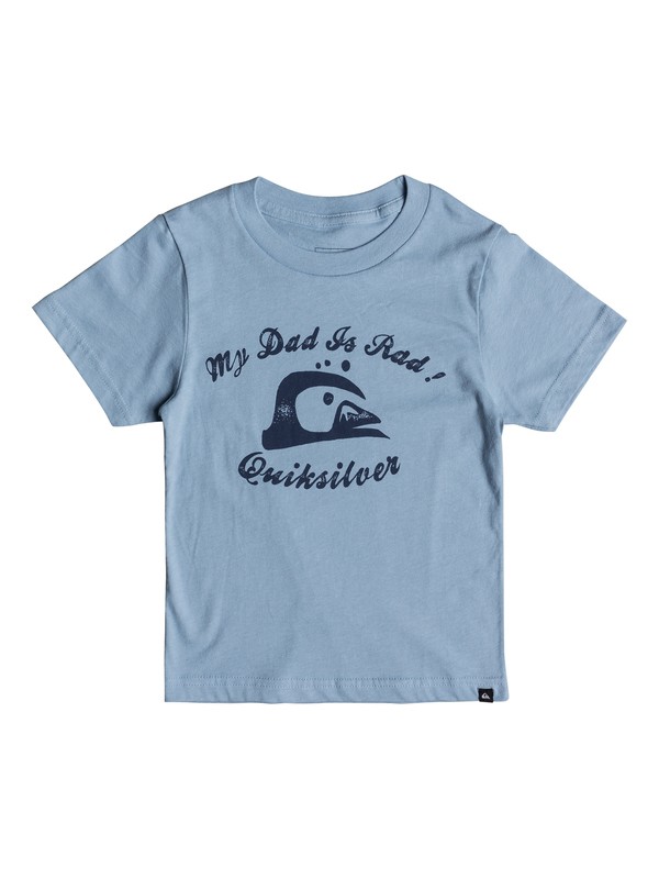 quiksilver, Boys 2 - 7 Daddy Tee, DUSK BLUE (bhc0) 0 Boys 2 - 7 Daddy Tee AQKZT03298 Quiksilver