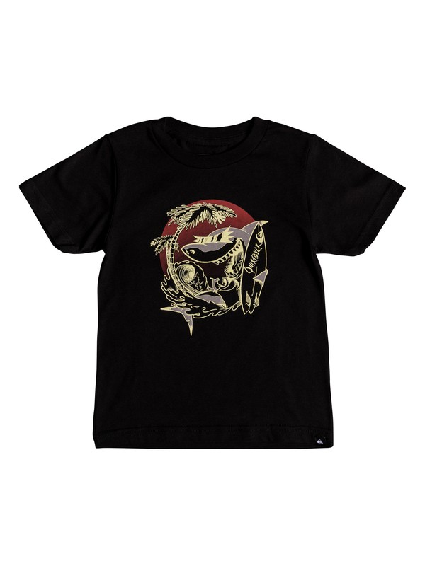 quiksilver, Boys 2-7 Skas - T-Shirt, BLACK (kvj0) 0 Boys 2-7 Skas - T-Shirt Black AQKZT03329 Quiksilver