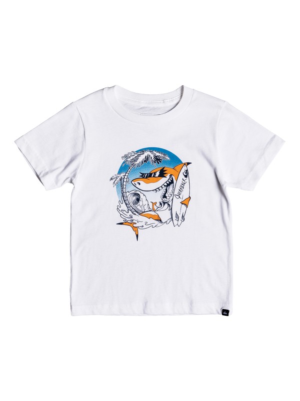 quiksilver, Boys 2-7 Skas Camiseta, WHITE (wbb0) 0 Boys 2-7 Skas Camiseta Blanco AQKZT03329 Quiksilver