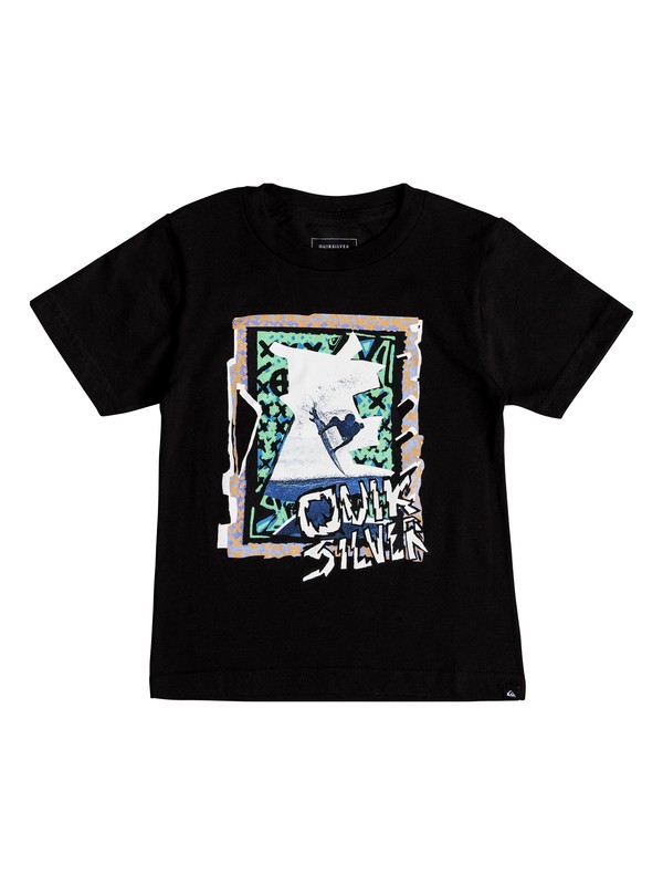 quiksilver, Boys 2-7 Magic Collage - T-Shirt, BLACK (kvj0) 0 Boys 2-7 Magic Collage - T-Shirt Black AQKZT03332 Quiksilver