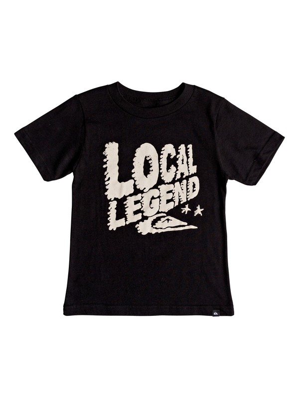 quiksilver, Niños 2-7 Camiseta Legend, BLACK (kvj0) 0 Niños 2-7 Camiseta Legend Negro AQKZT03357 Quiksilver