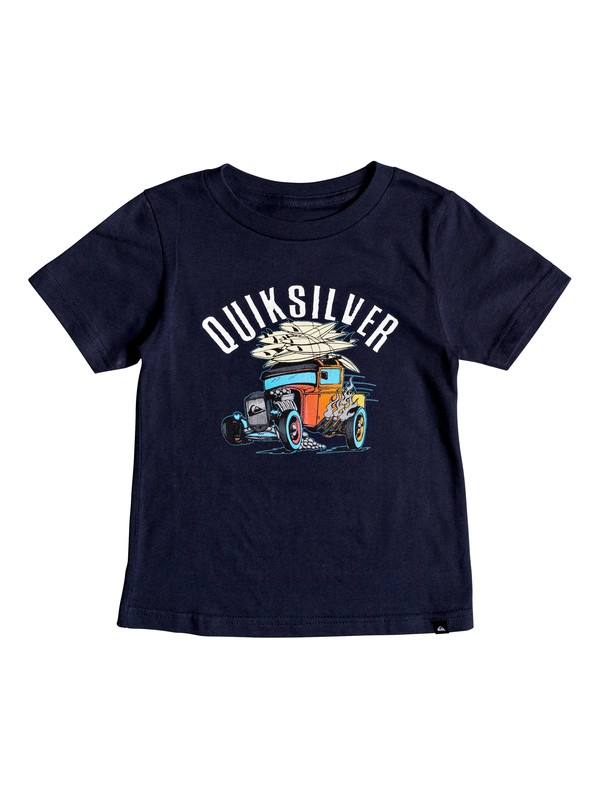 quiksilver, Boy's 2-7 Hot Rod Tee, NAVY BLAZER (byj0) 0 Boy's 2-7 Hot Rod Tee Blue AQKZT03358 Quiksilver