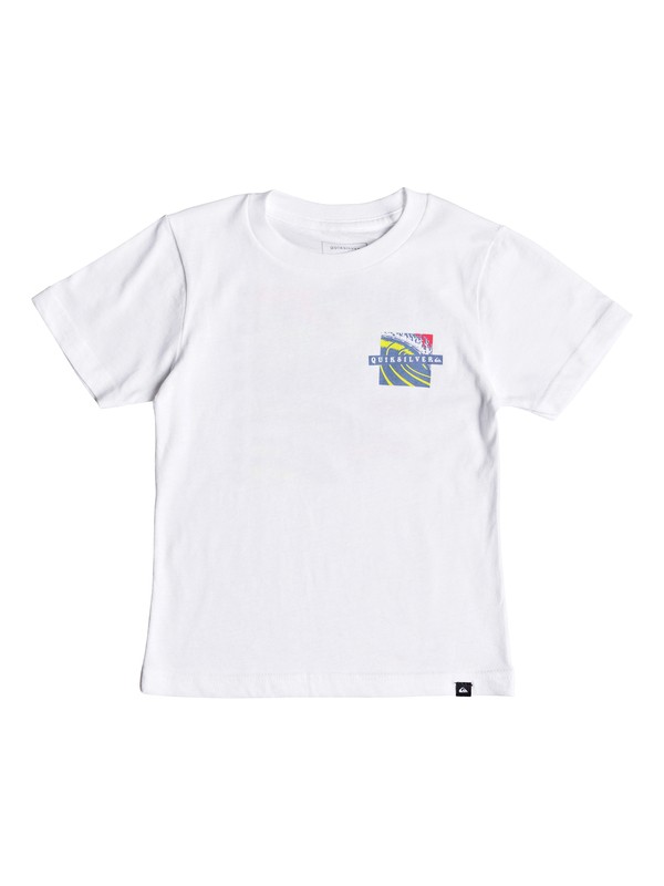 quiksilver, Boy's 2-7 Tropic Eruption Tee, WHITE (wbb0) 0 Boy's 2-7 Tropic Eruption Tee White AQKZT03360 Quiksilver