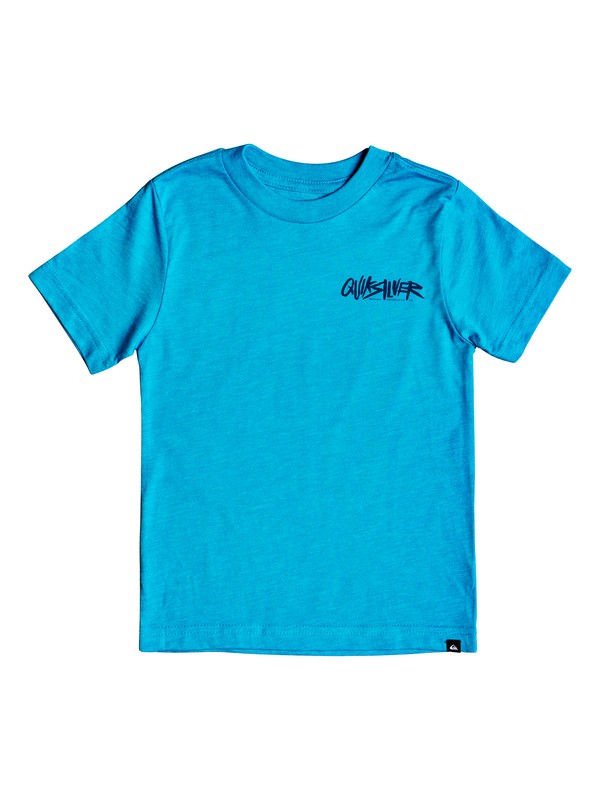 quiksilver, Boy's 2-7 Rough Script Tee, TYPHOON HEATHER (bnyh) 0 Boy's 2-7 Rough Script Tee AQKZT03362 Quiksilver