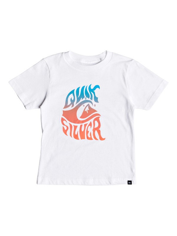 quiksilver, Boy's 2-7 Baby Wave Tee, WHITE (wbb0) 0 Boy's 2-7 Baby Wave Tee White AQKZT03366 Quiksilver