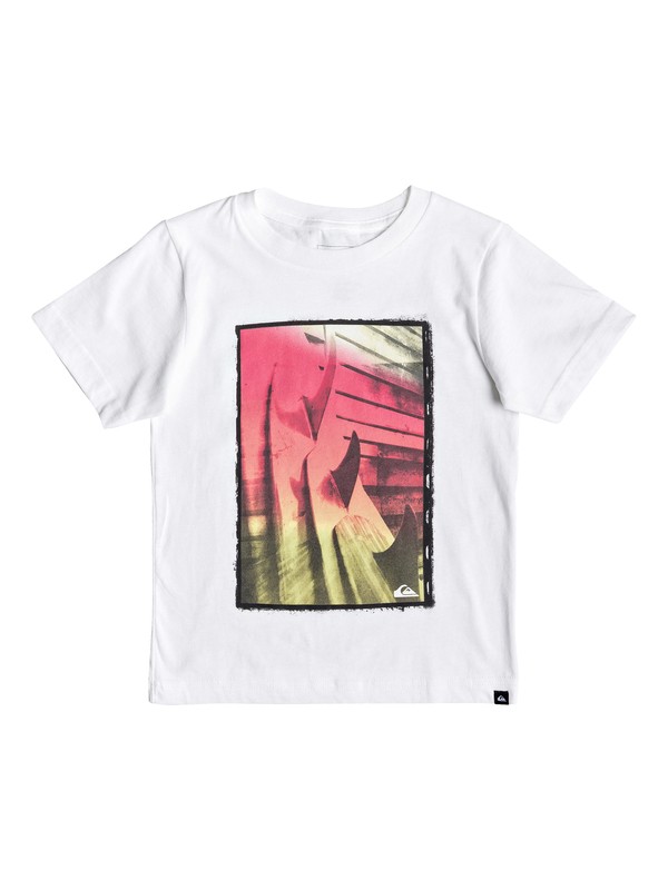 quiksilver, Boy's 2-7 Quiver Gradient Tee, WHITE (wbb0) 0 Boy's 2-7 Quiver Gradient Tee White AQKZT03396 Quiksilver
