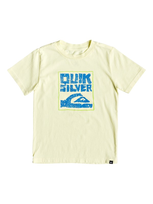 quiksilver, Boy's 2-7 Aomori Tee, LIMELIGHT (yev0) 0 Boy's 2-7 Aomori Tee Yellow AQKZT03404 Quiksilver